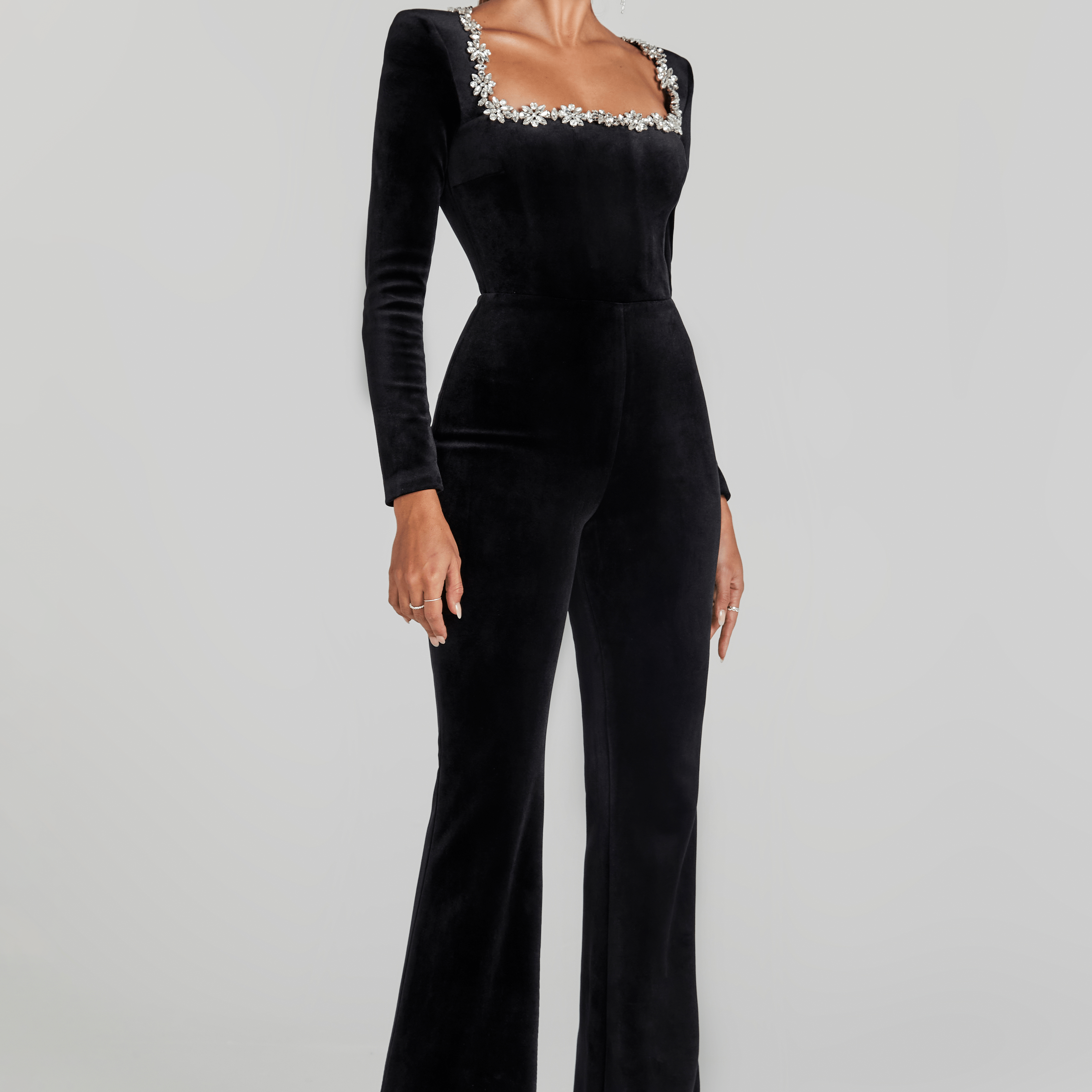 The Kristine Noir Jumpsuit