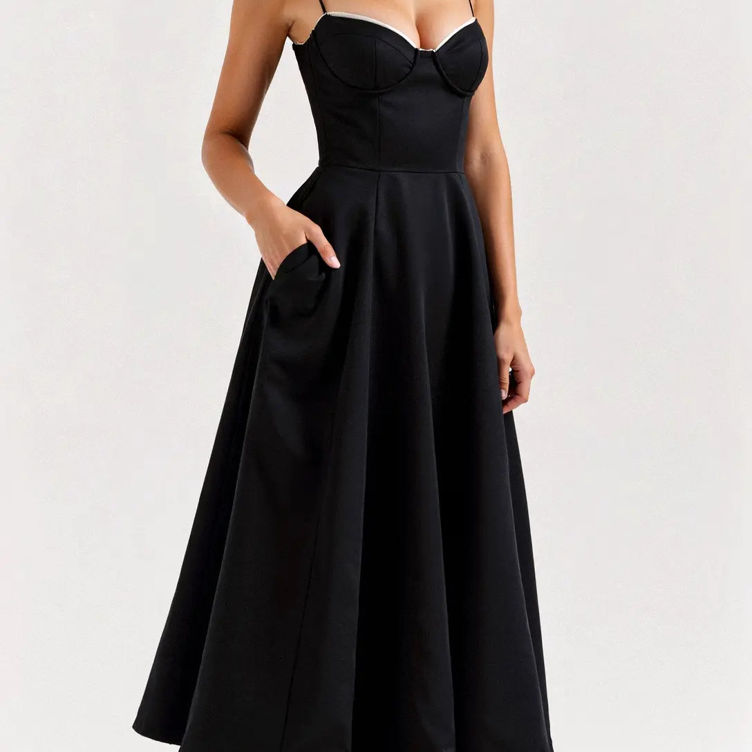 Isolde Tulle Midi Dress