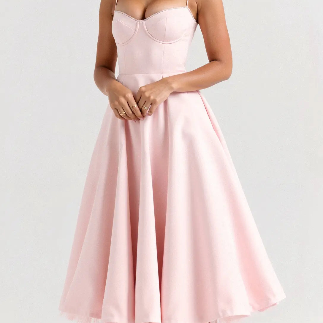 Isolde Tulle Midi Dress