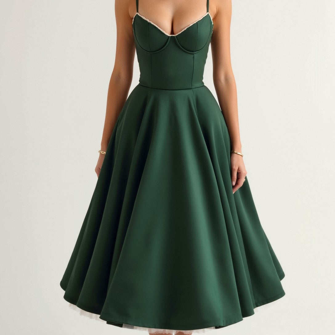 Isolde Tulle Midi Dress