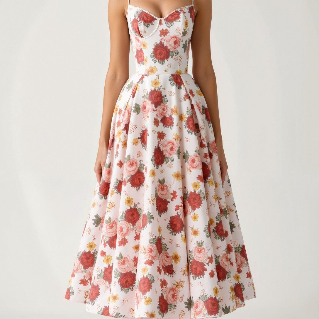 Isolde Tulle Midi Dress