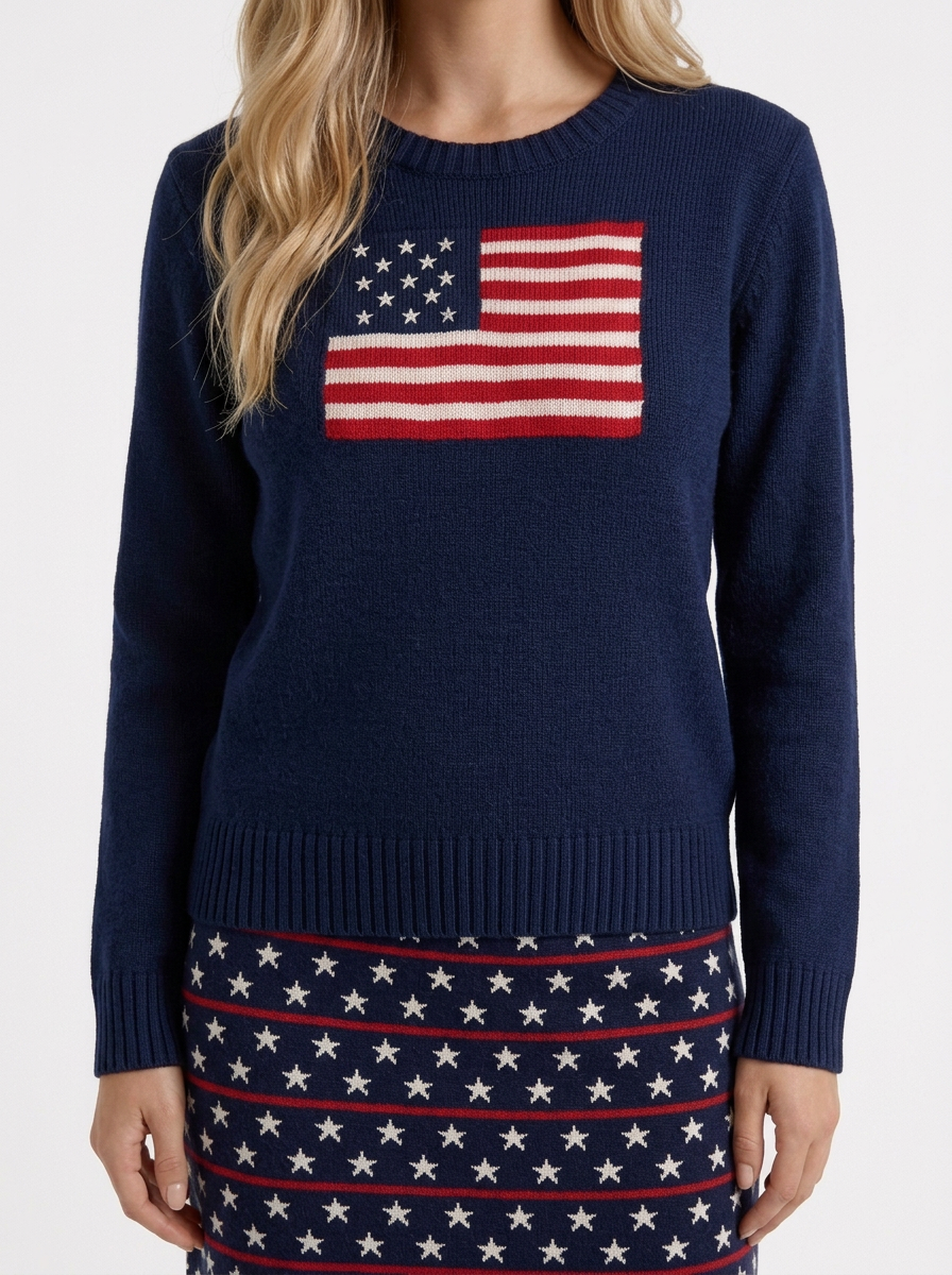 Blythe Knit Sweater - Dark Blue