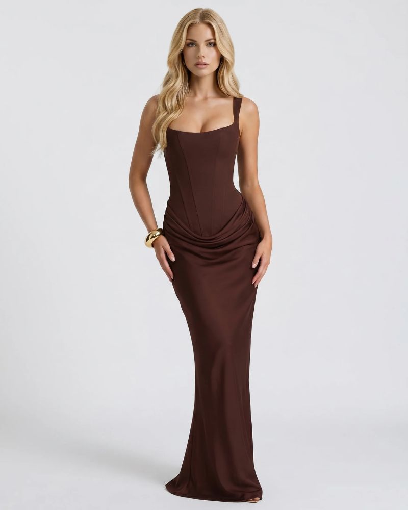 brown corset maxi dress Cerene - - S - Fashion cotton kurta & pant <strong>STEP 3</strong> Additional Insurance:$13000 Total (+$475.00) tie events 19 Stunning Hairstyles for