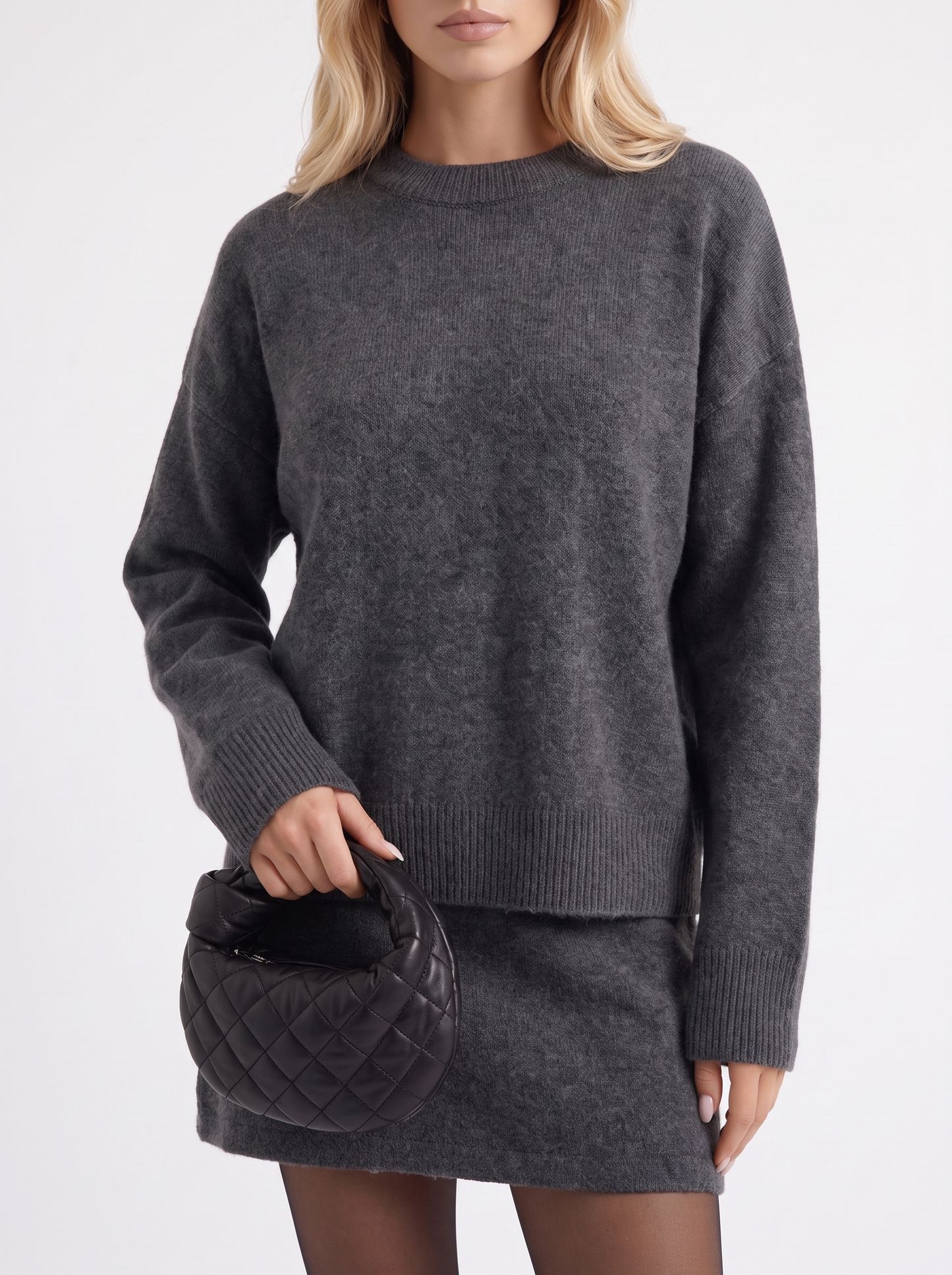 Nicolette Skirt Set - Grey