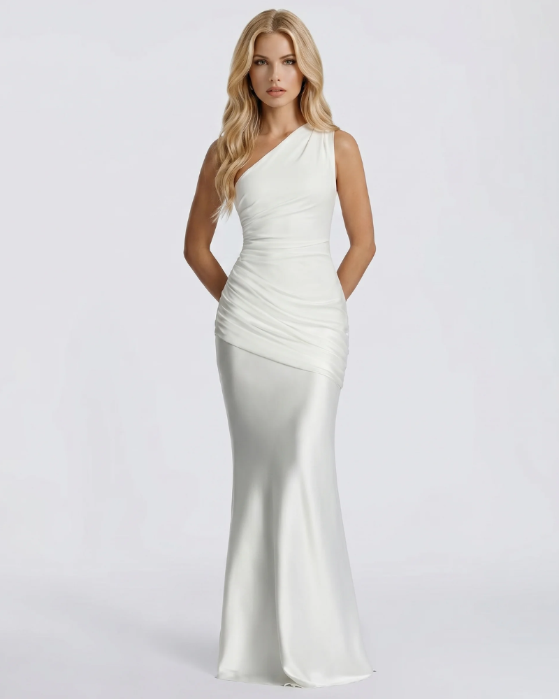 white bridal shower maxi dress Bridal Shower Formal Dresses