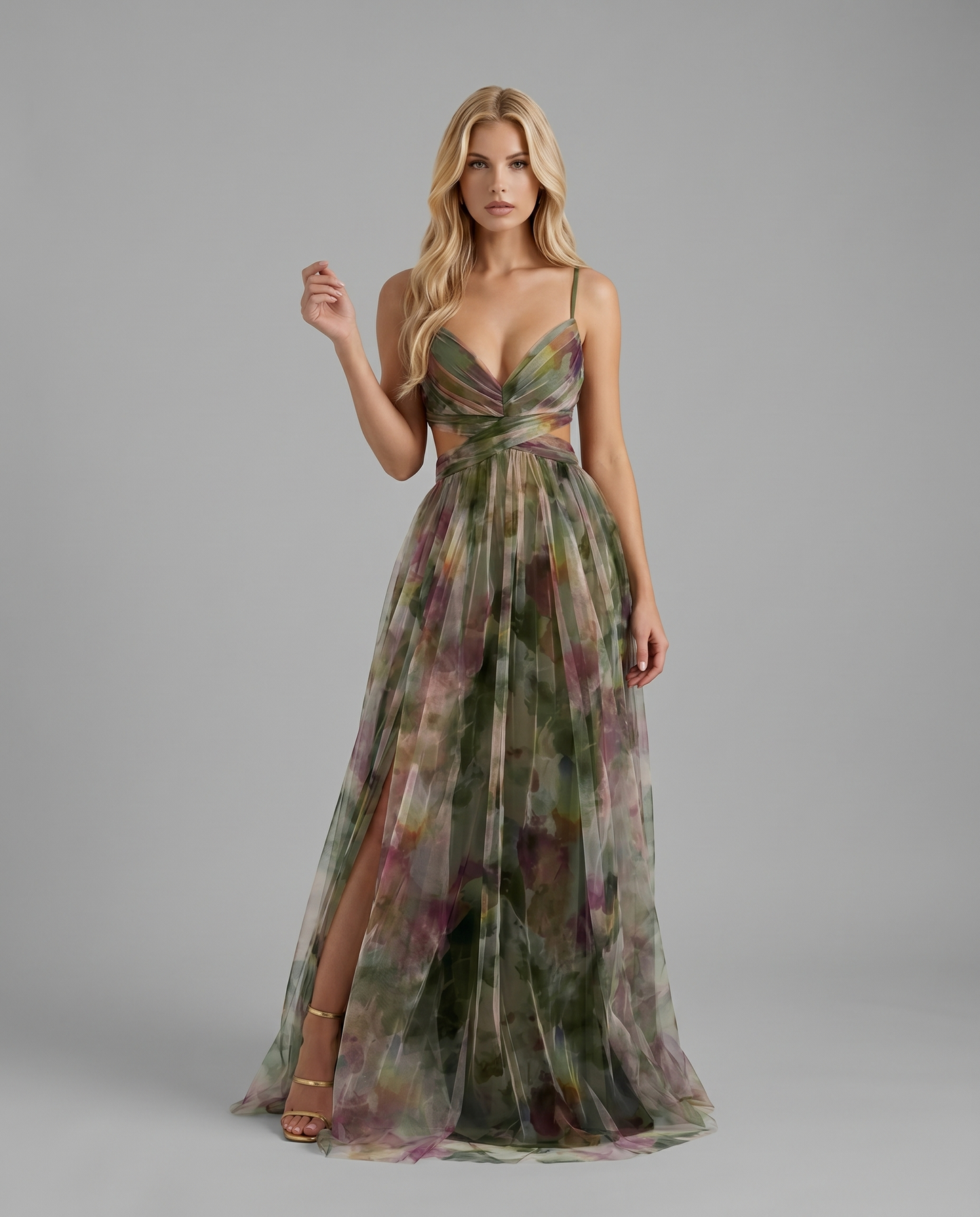 Angela Maxi Dress - Green