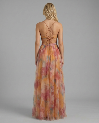 Angela Maxi Dress - Orange