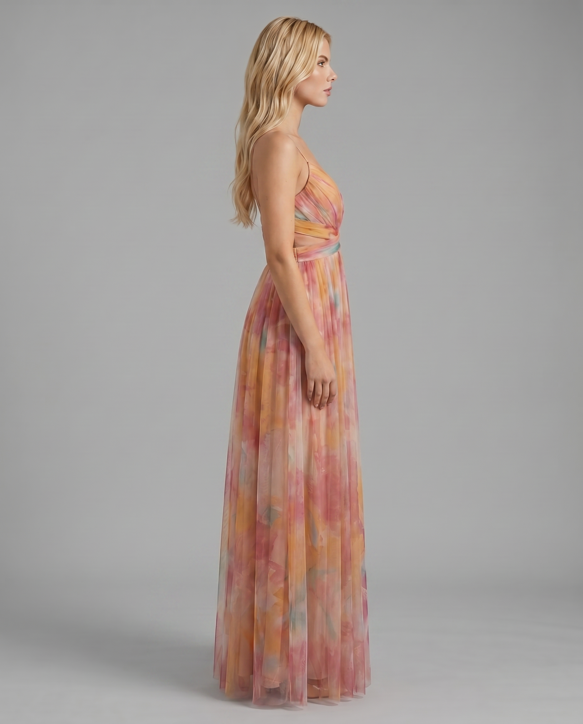 Angela Maxi Dress - Orange