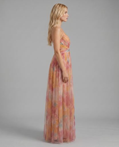 Angela Maxi Dress - Orange