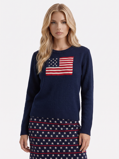 Blythe Knit Sweater - Dark Blue