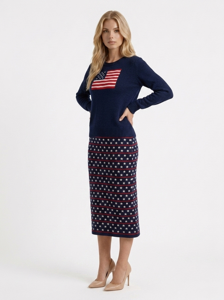 Blythe Knit Sweater - Dark Blue