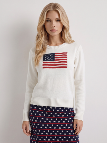 Blythe Knit Sweater - White