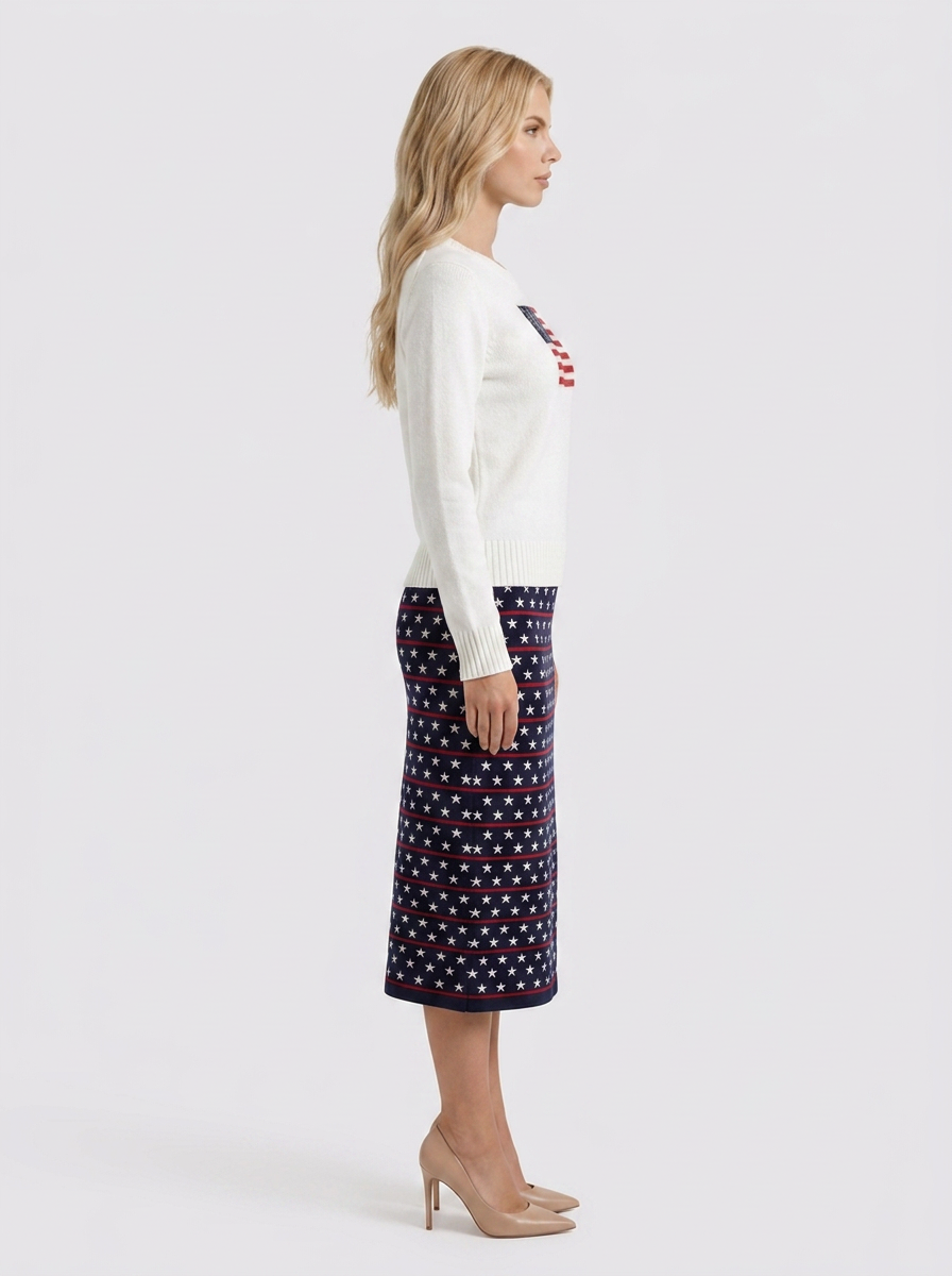 Blythe Knit Sweater - White