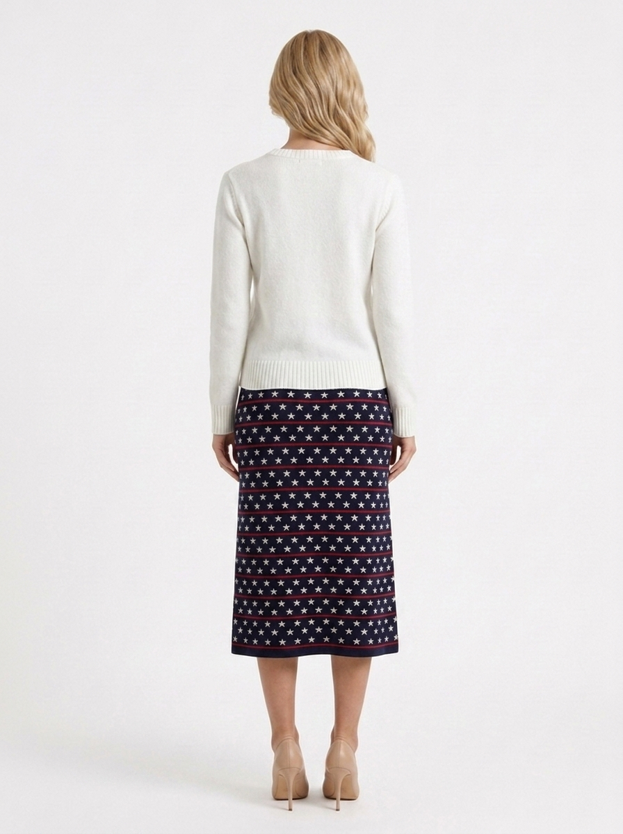 Blythe Knit Sweater - White