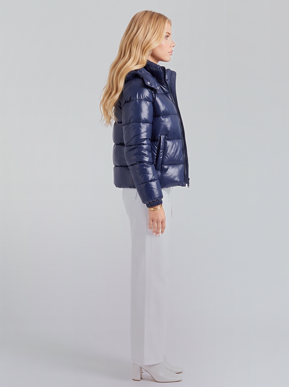 Brigitte Puffer Jacket - Navy
