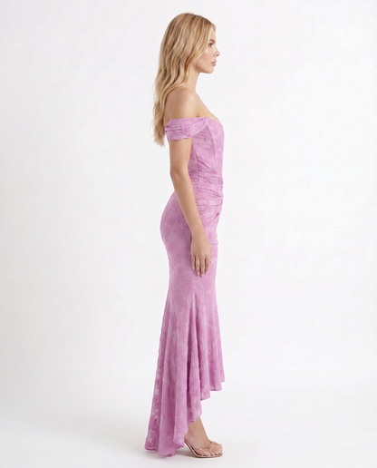 Carisia Corset Maxi Dress - Pink