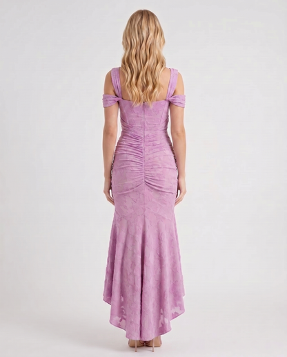 Carisia Corset Maxi Dress - Pink