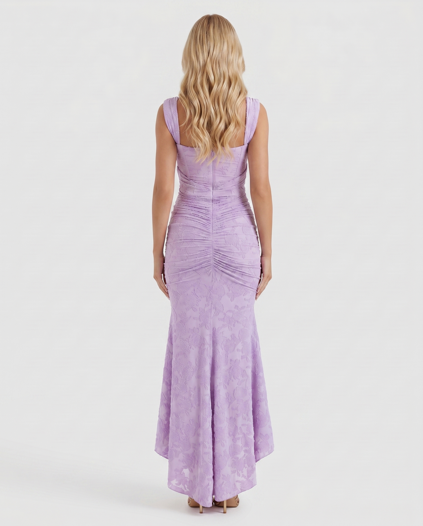 Carisia Corset Maxi Dress - Purple