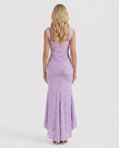 Carisia Corset Maxi Dress - Purple