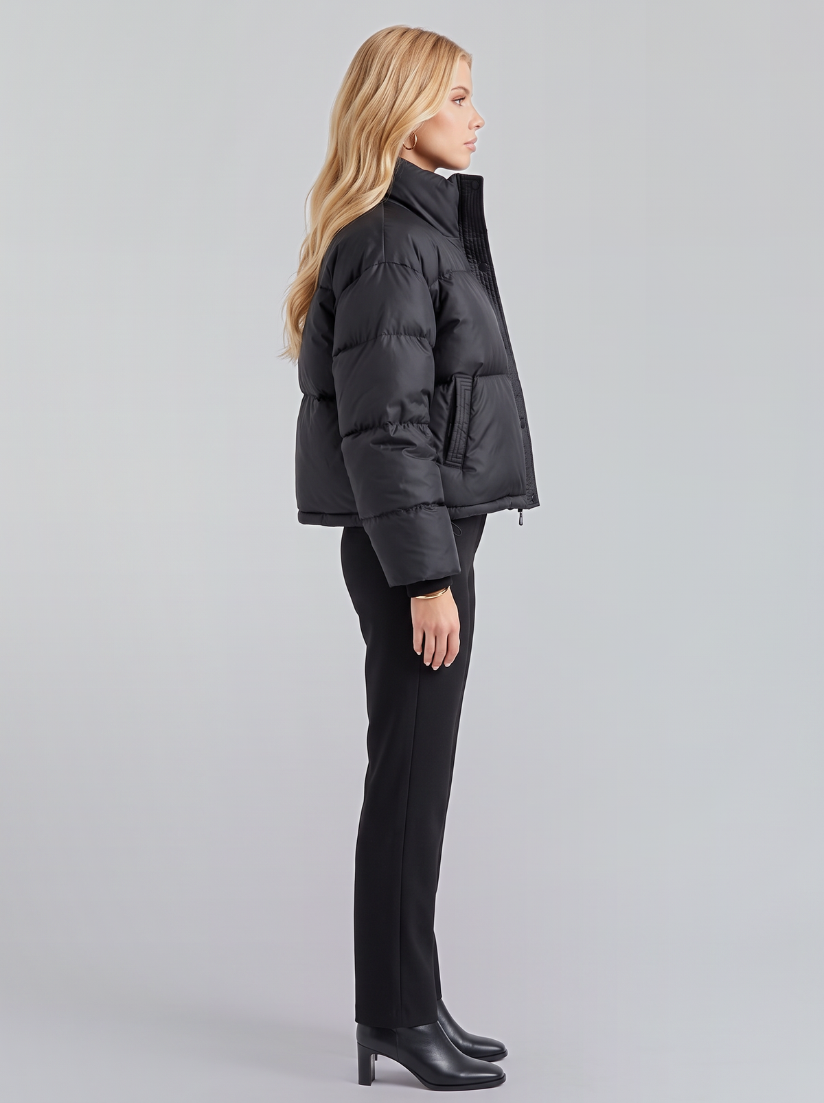 Cassandra Puffer Jacket - Black
