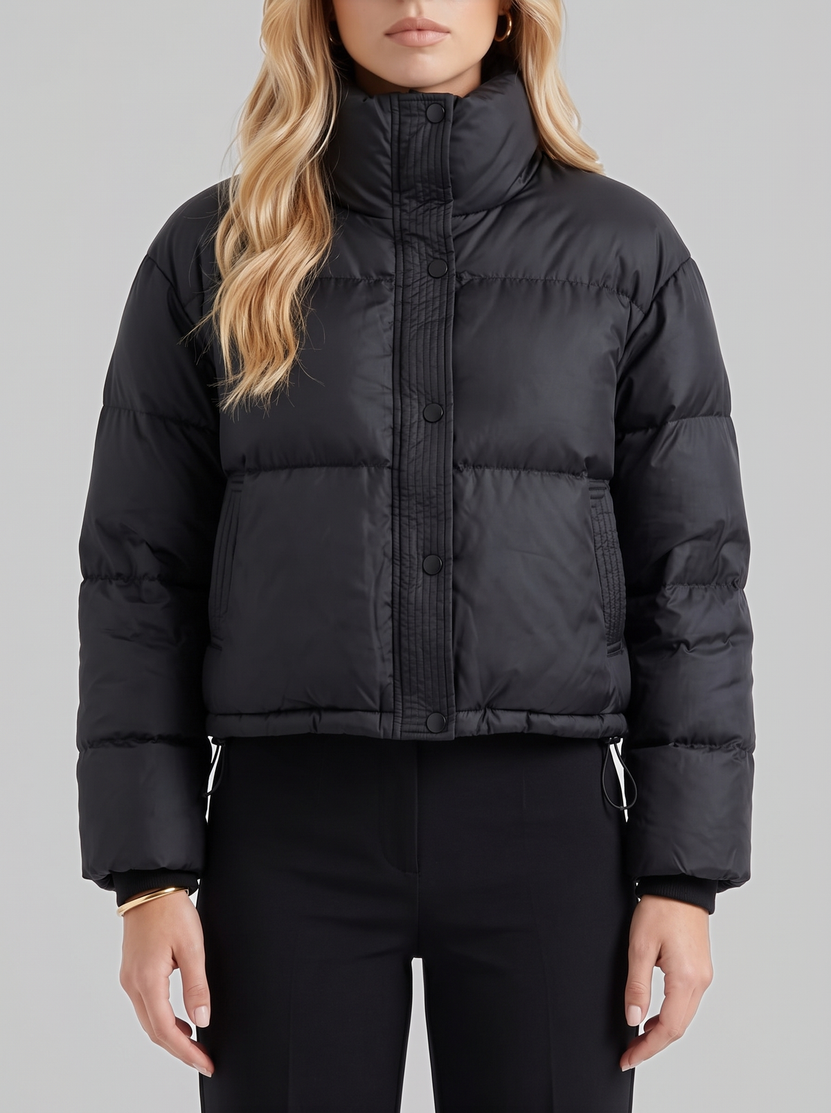 Cassandra Puffer Jacket - Black