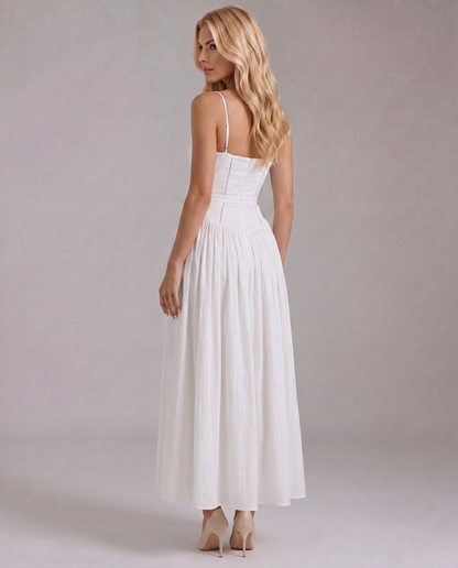 Cielle Midi Dress - White