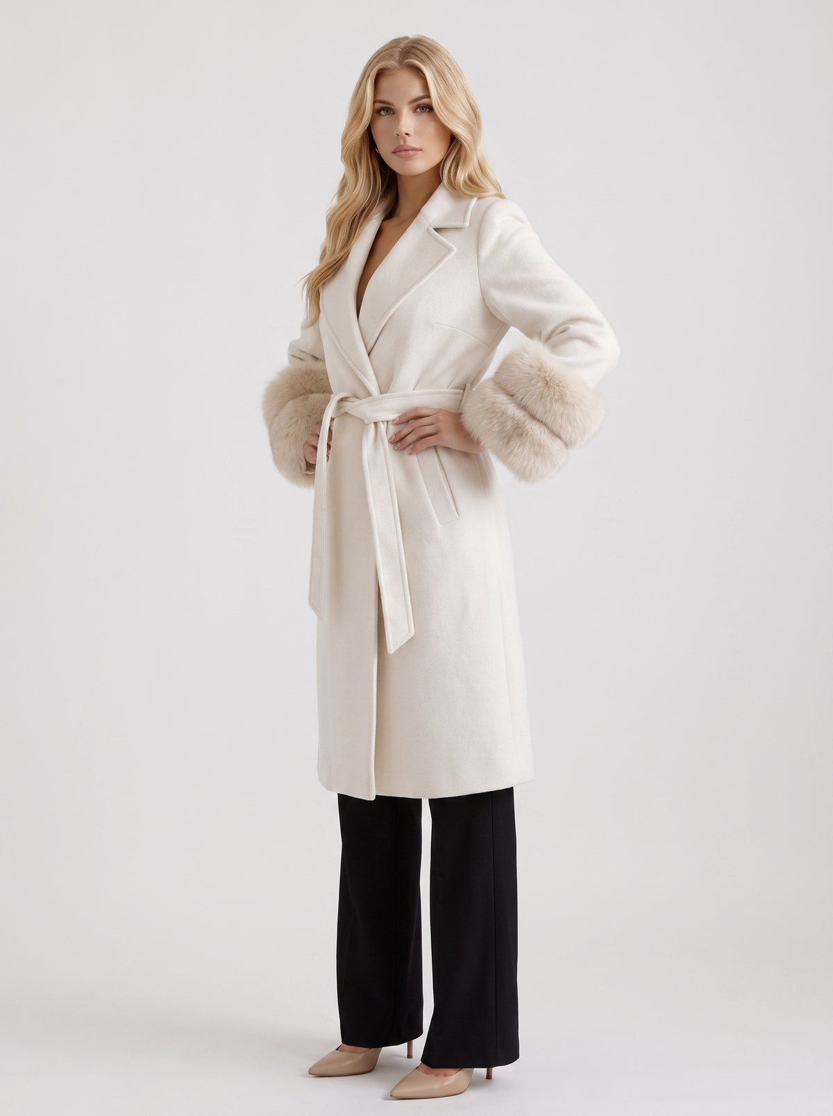 Cordelia Wrap Jacket - White