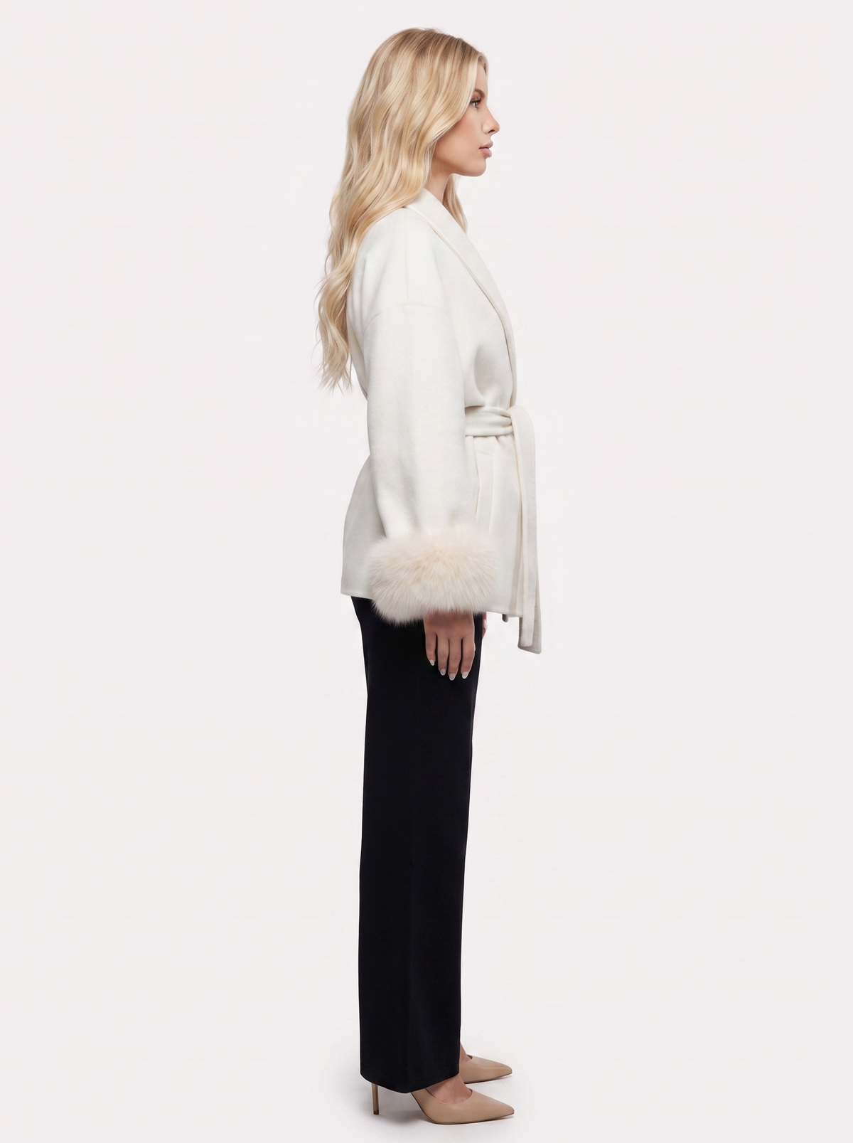 Cordelia Wrap Jacket - White