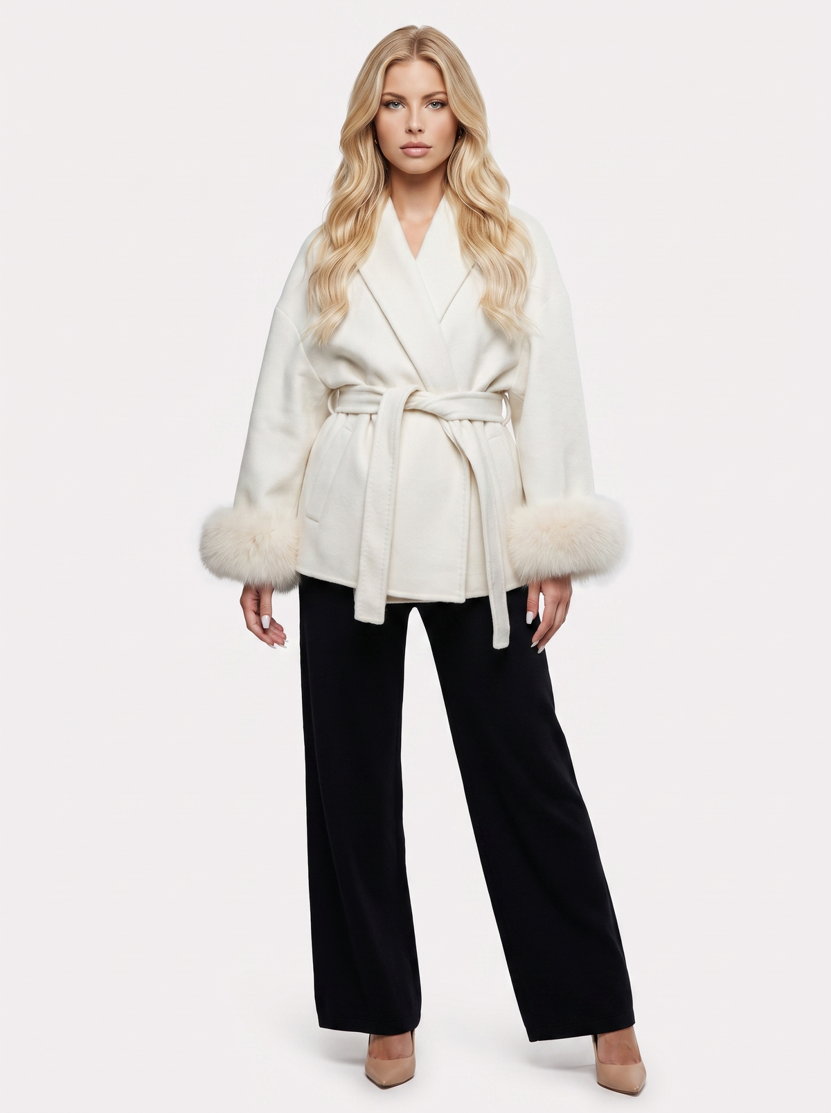 Cordelia Wrap Jacket - White