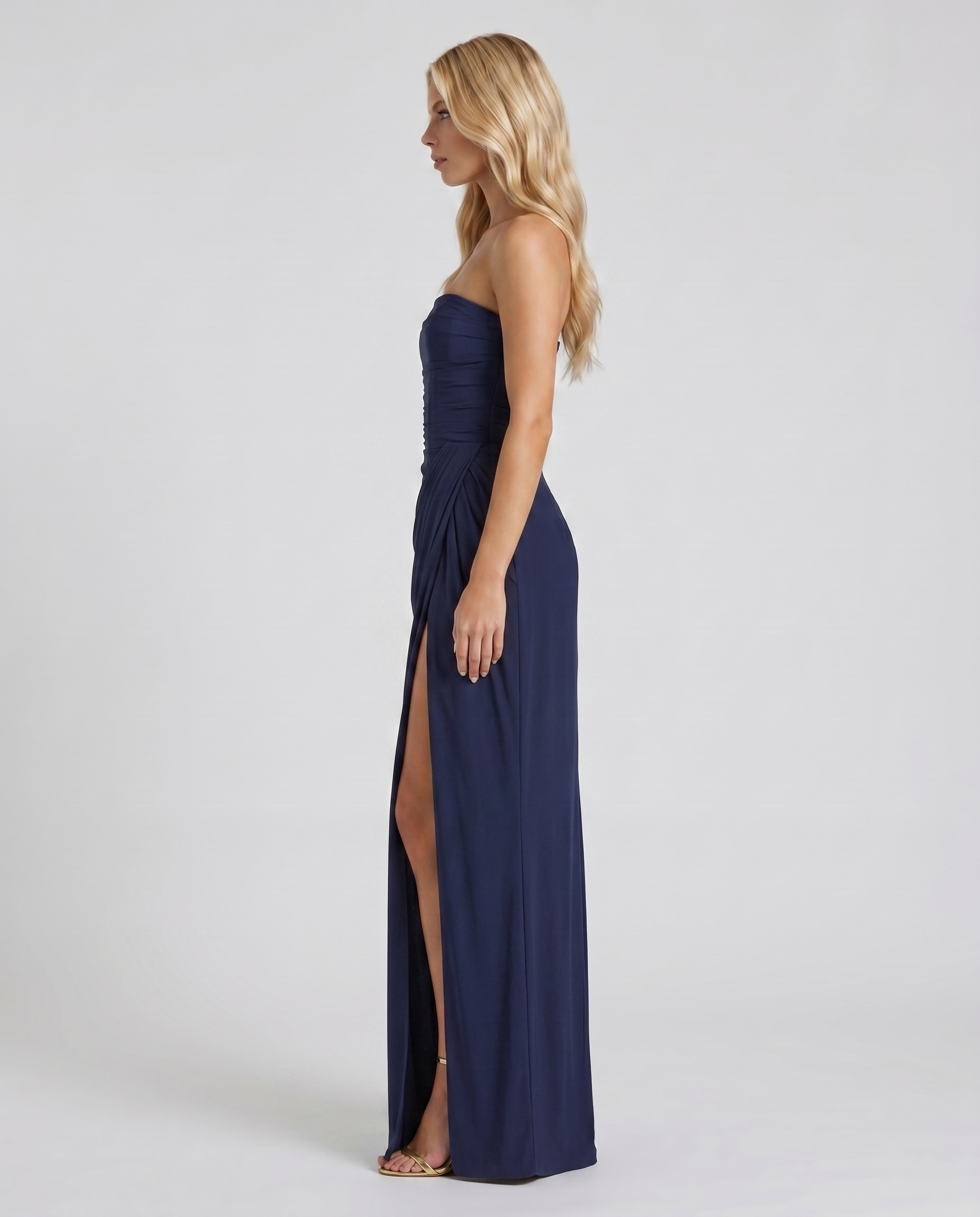 cyrene maxi dress navy Princess Polly Cyrene floral devore plunge open strappy back detail high low fishtail maxi dress in navy