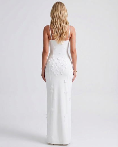 Dalary Floral Maxi Dress - Ivory