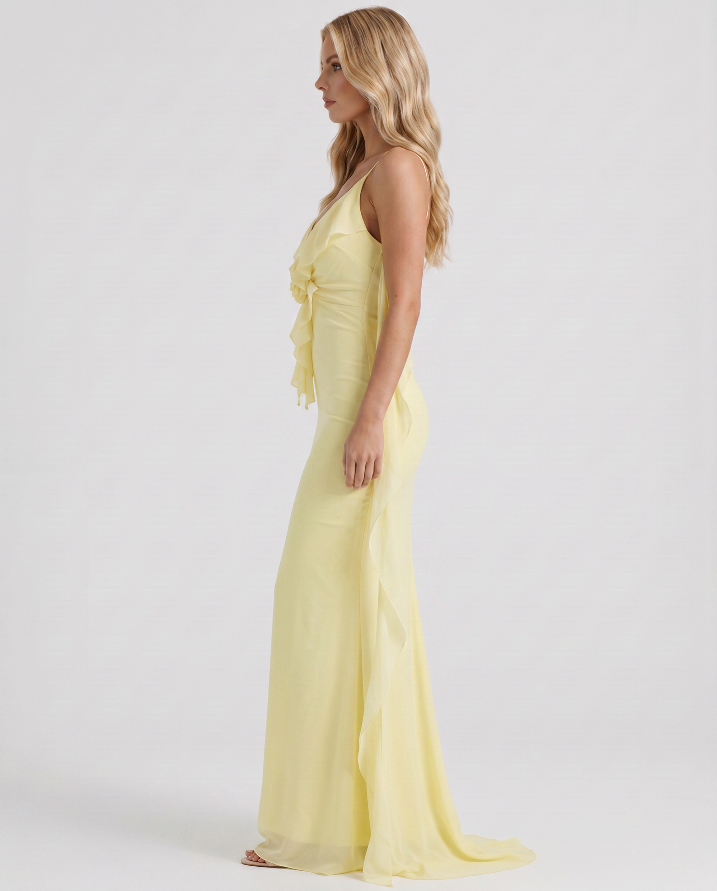 Daniela Slip Maxi Dress - Yellow