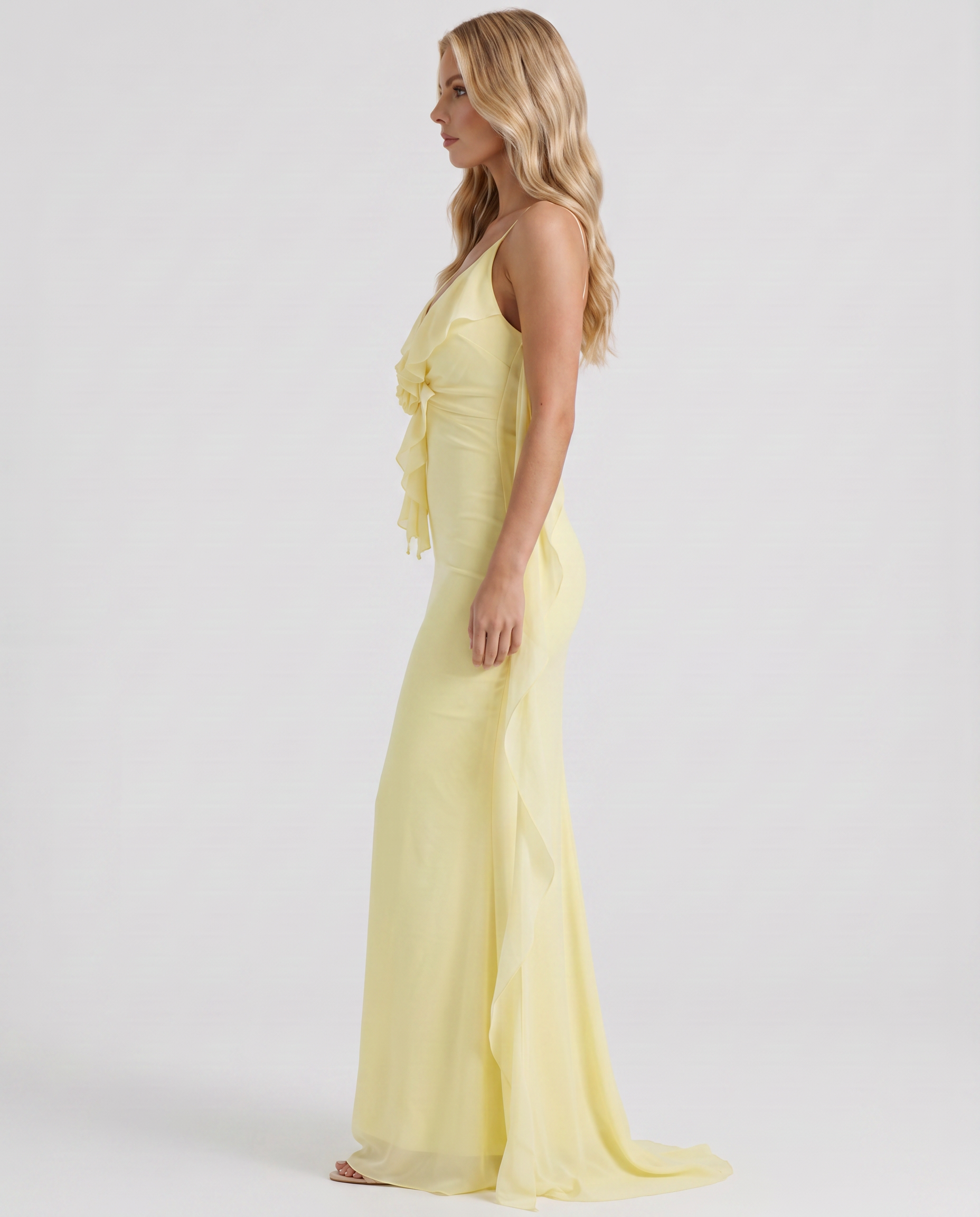 Daniela Slip Maxi Dress - Yellow