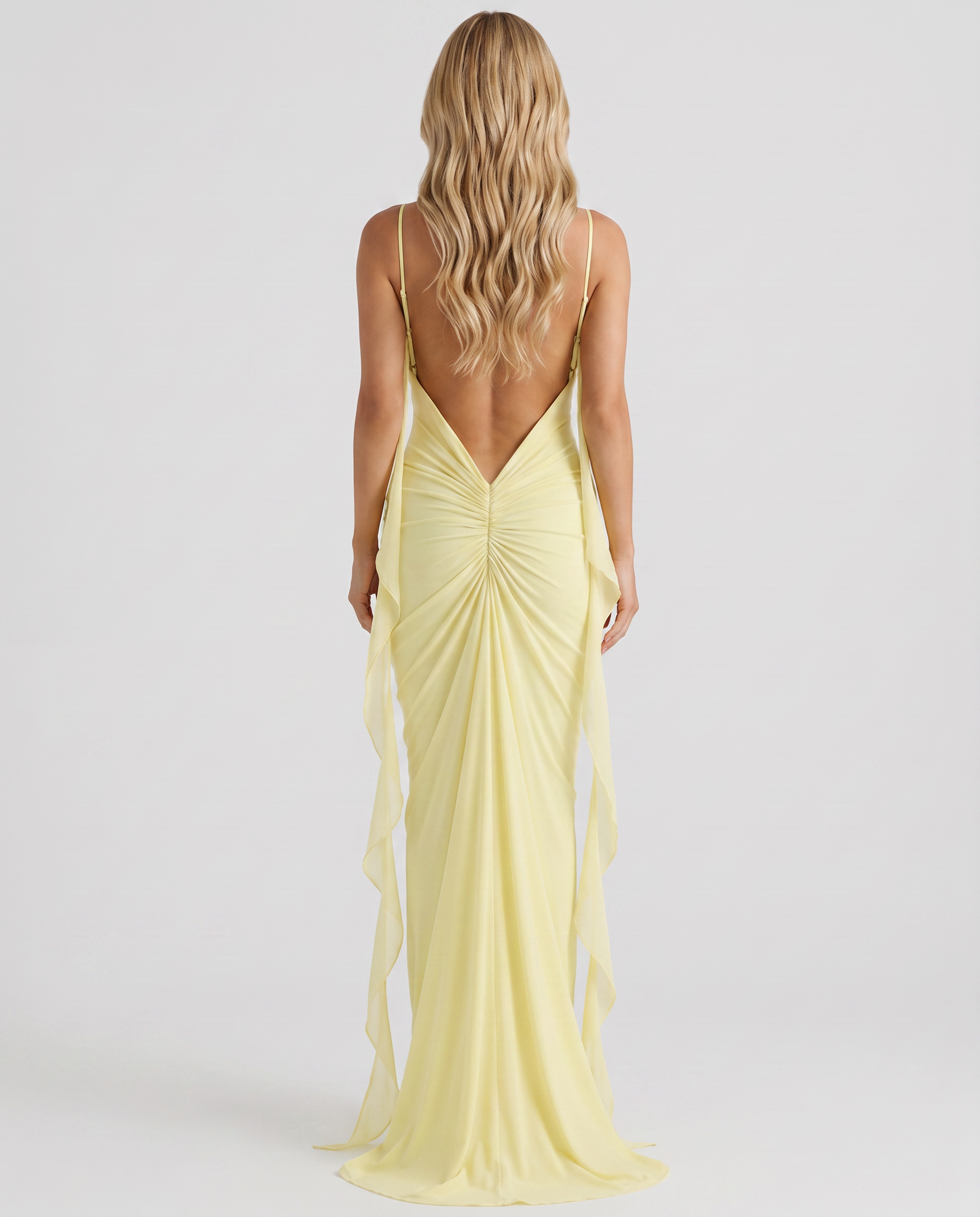 Daniela Slip Maxi Dress - Yellow