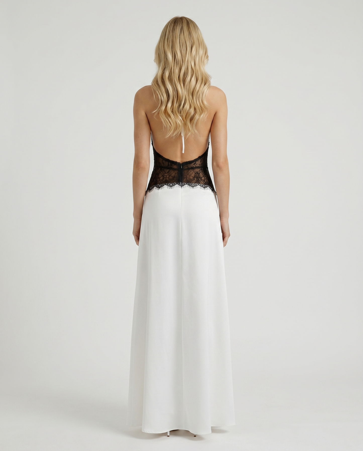 Dina Lace Maxi Dress - White