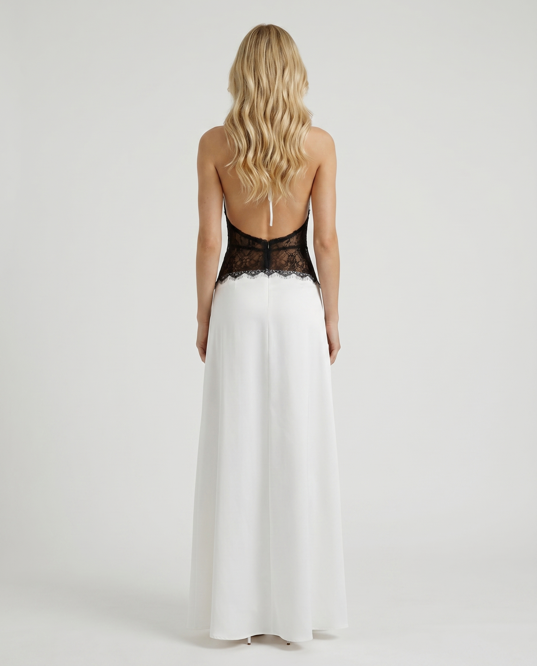 Dina Lace Maxi Dress - White