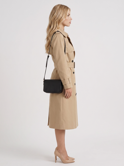 Edie Belted Coat - Beige