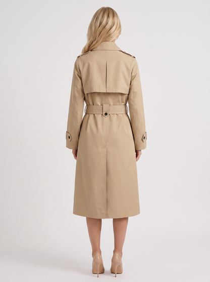 Edie Belted Coat - Beige