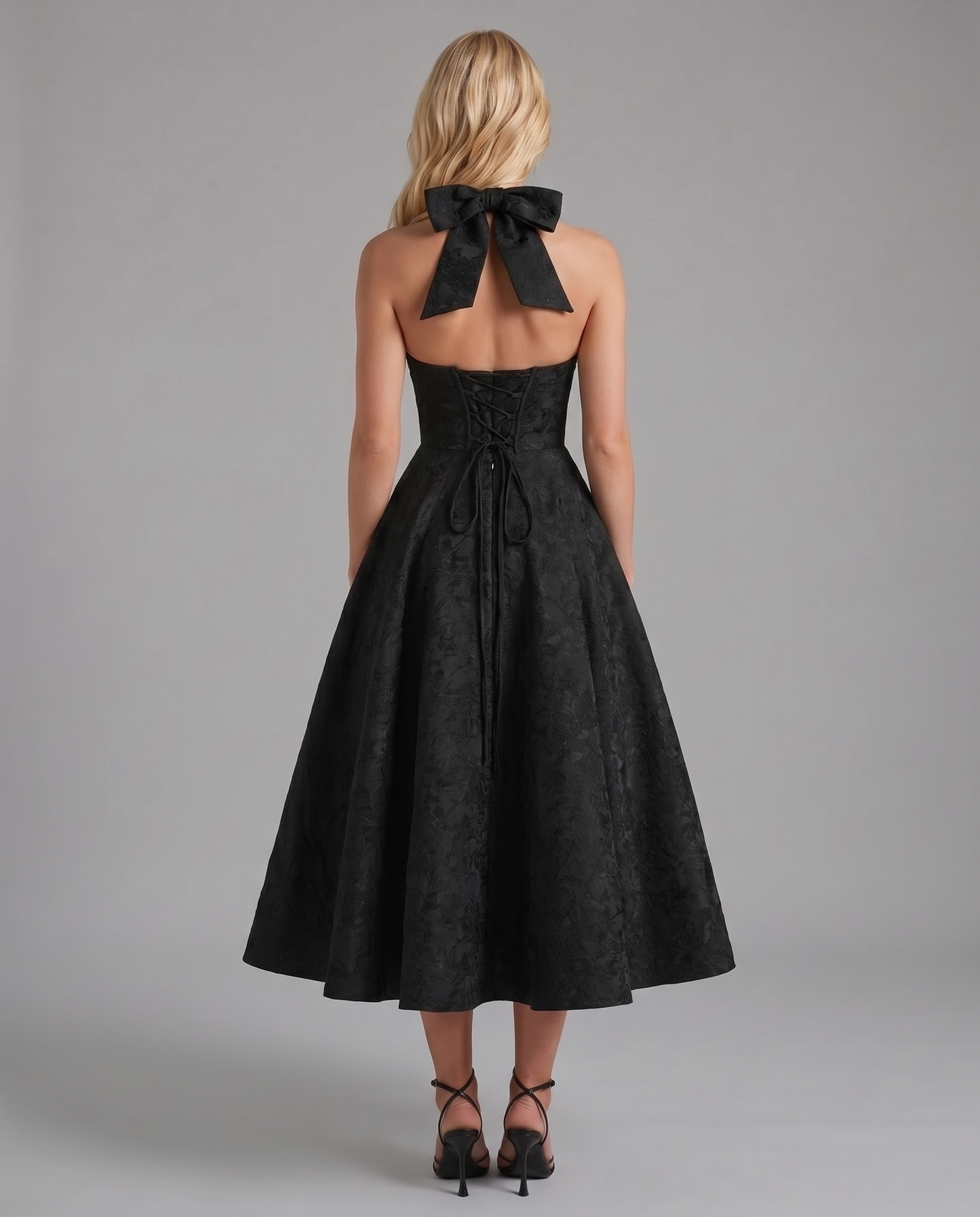 Effie Midi Dress - Black