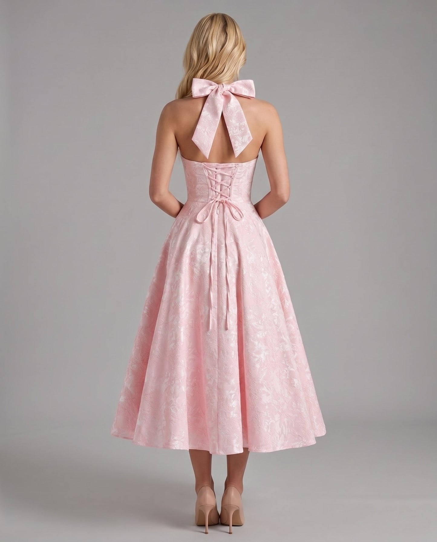 Effie Midi Dress - Blush