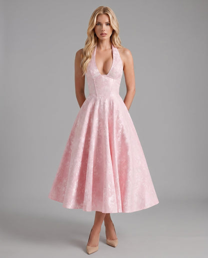 Effie Midi Dress - Blush