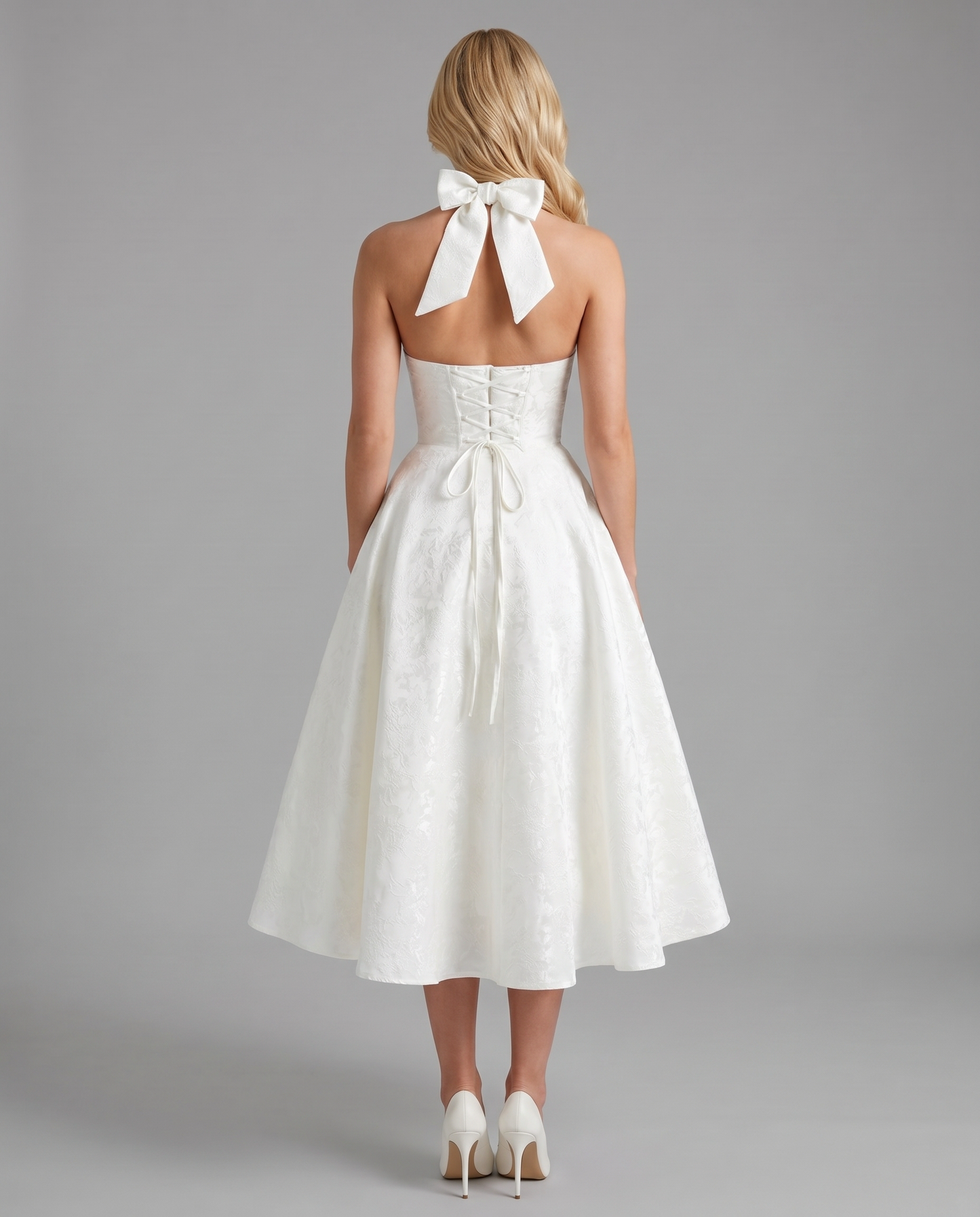 Effie Midi Dress - Ivory