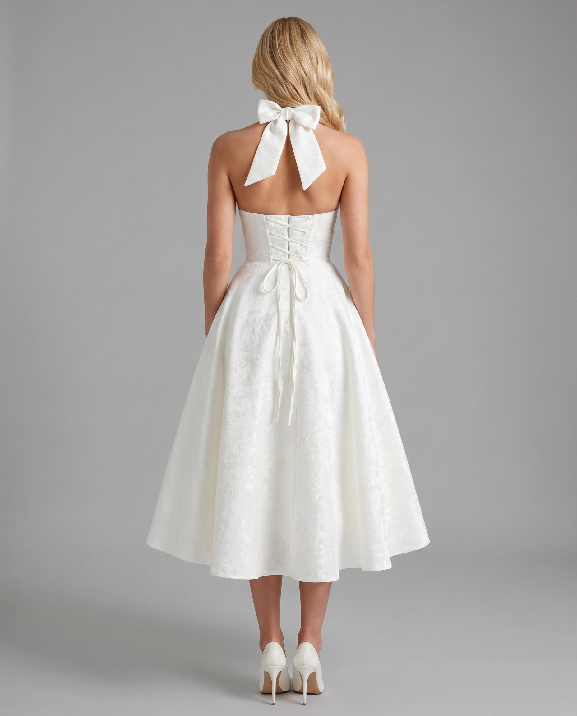 Effie Midi Dress - Ivory
