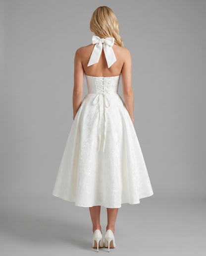 Effie Midi Dress - Ivory