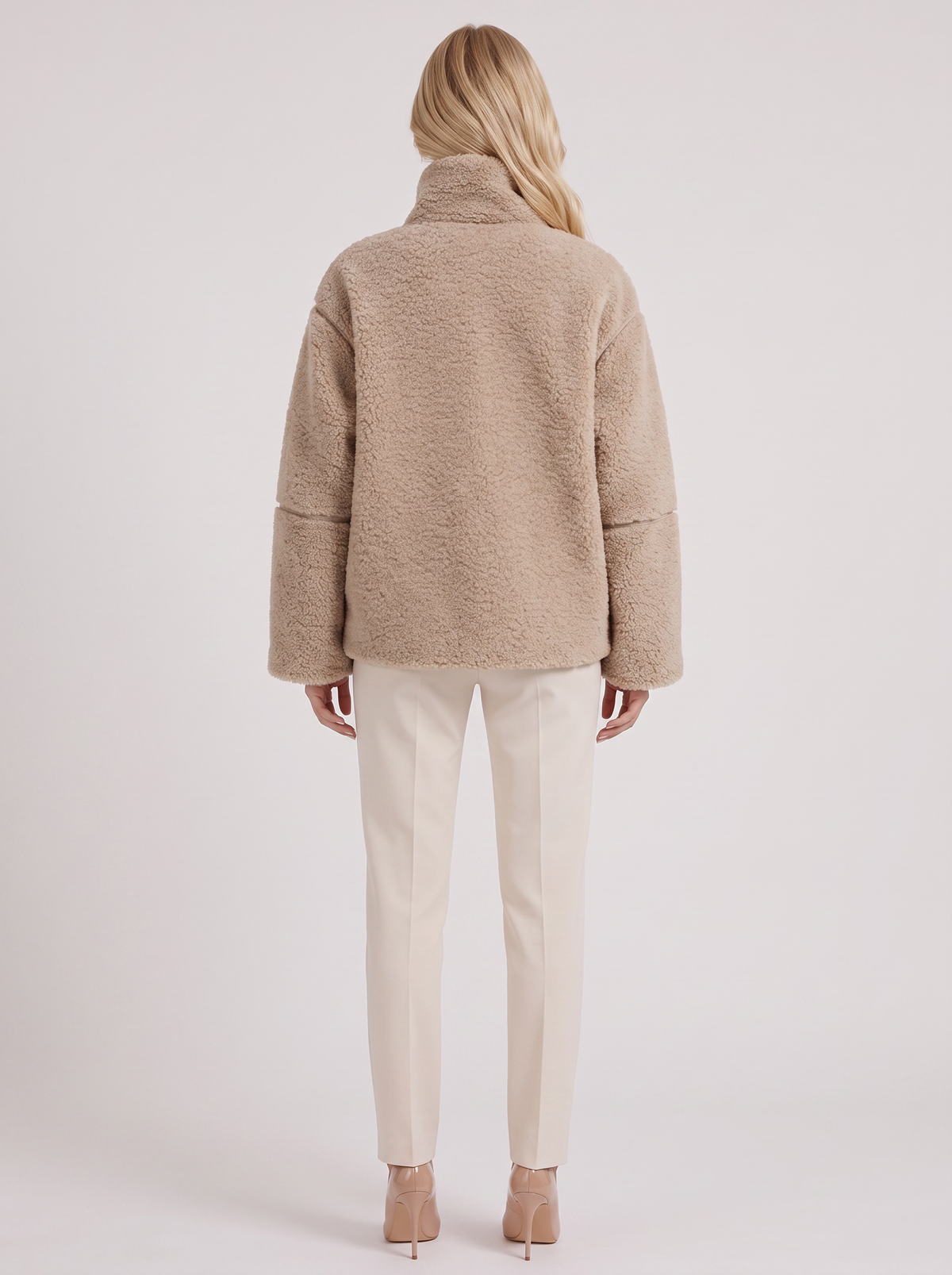 Emmeline Teddy Jacket - Beige