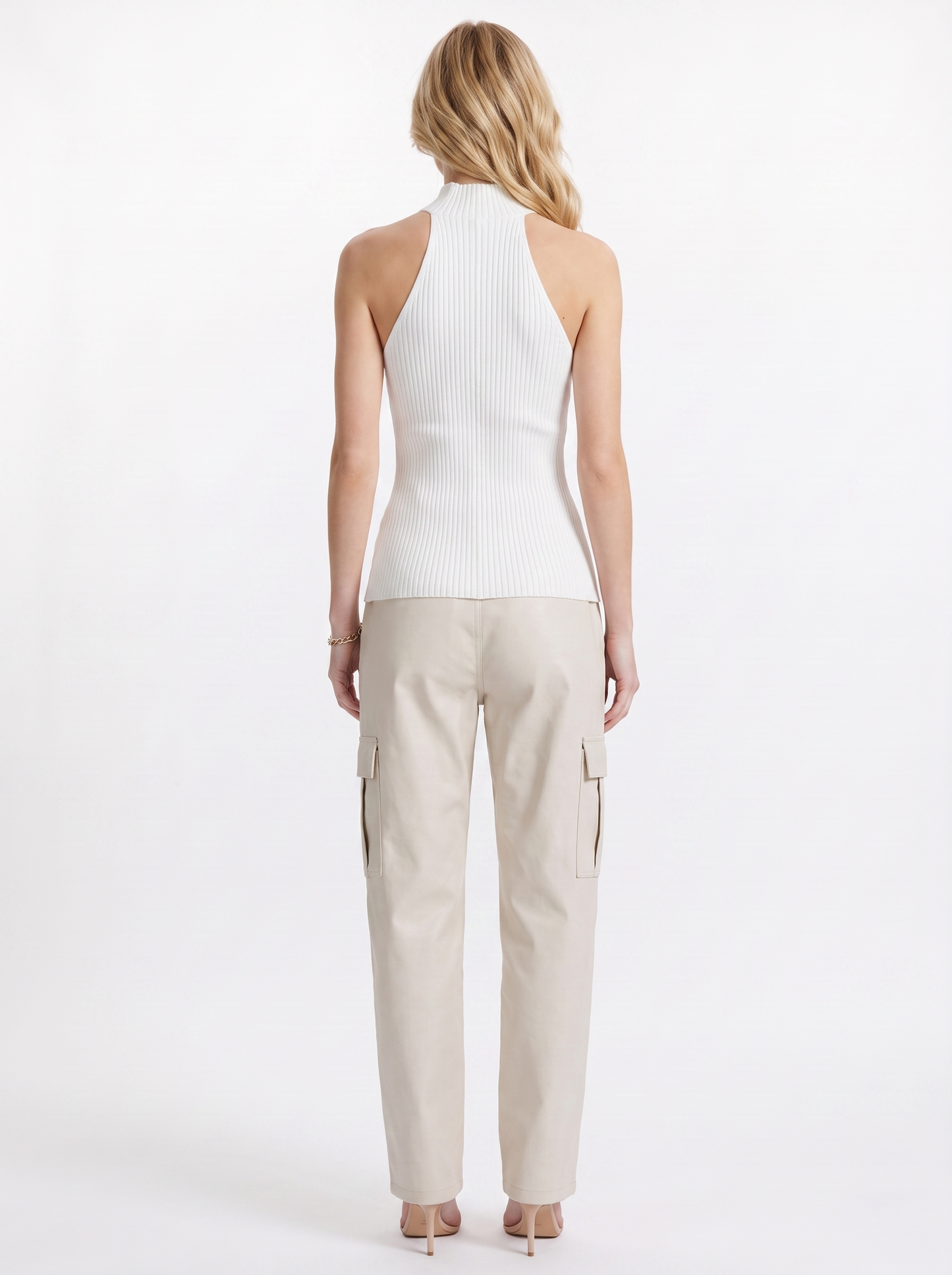 Fabienne Knit Top - White