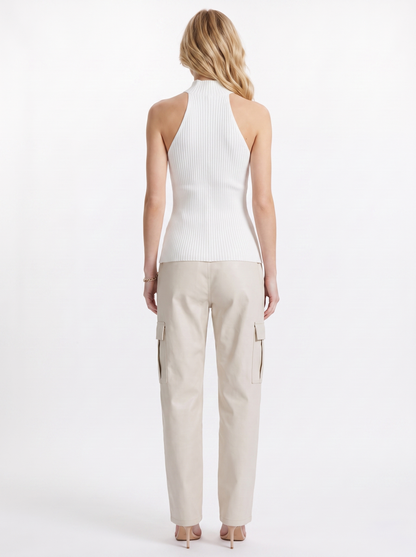 Fabienne Knit Top - White