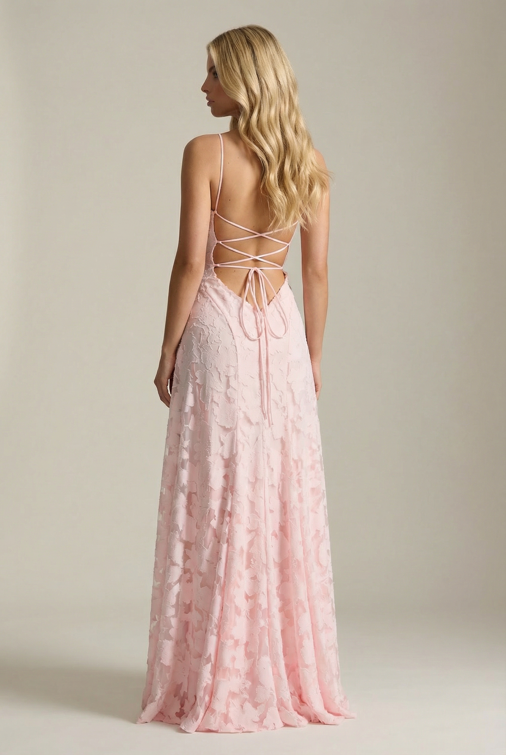 Francis Butterfly Maxi Dress - Pink