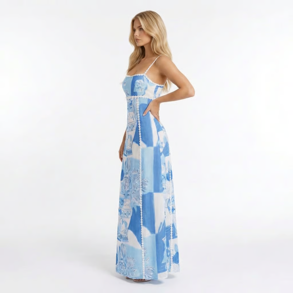 Giselle Bow Maxi Dress