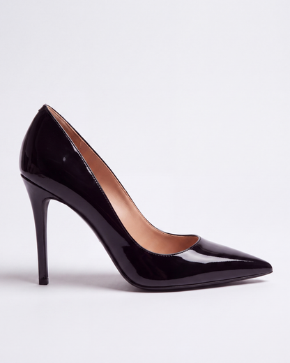 Kayla's Collectives Grace pointed toe stiletto heel in black — view 5